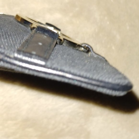 ** Rare ** Gucci Reins Canvas Coin Purse w/Keyring - Picture 6 of 10